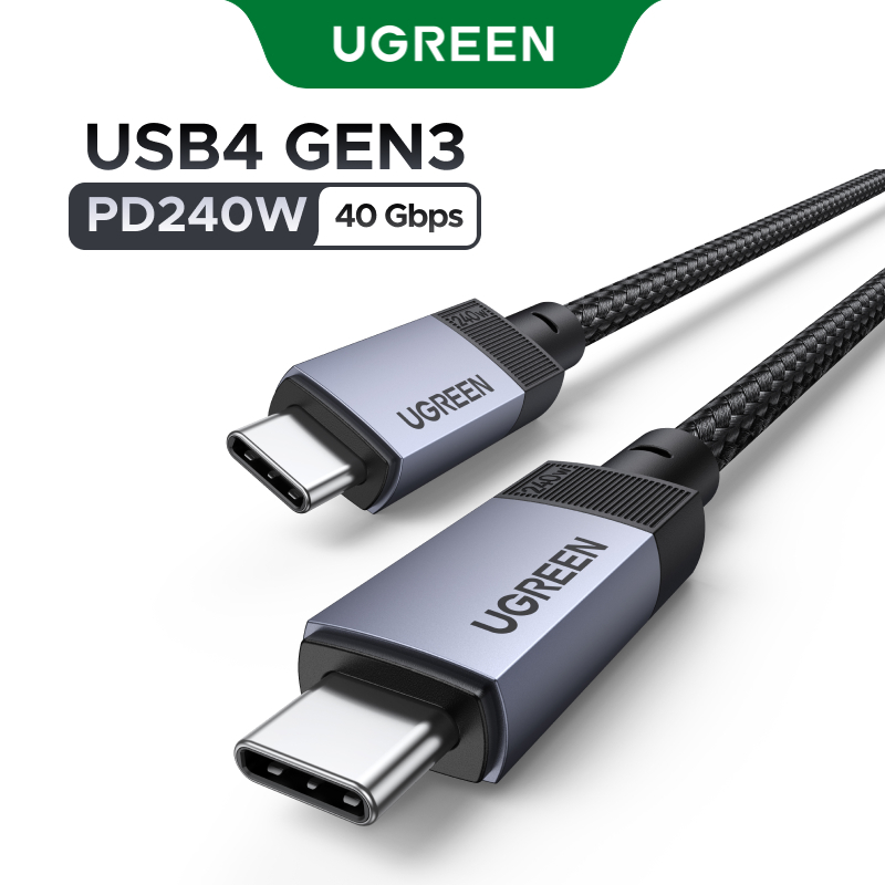 UGREEN PD 240W USB-C ถึง USB-C สายชาร์จข้อมูล 1M