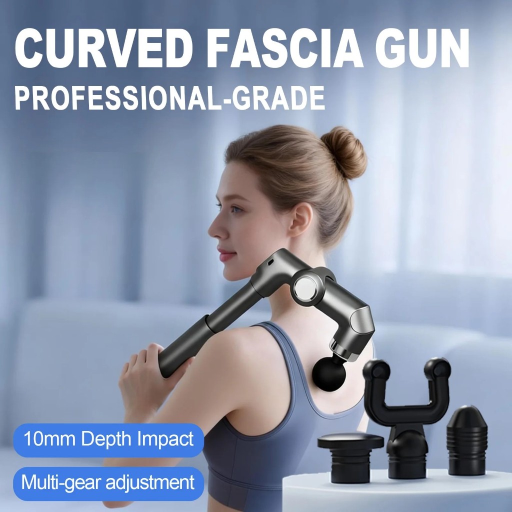 Professional Grade Curved Fascia Gun Scalable for Body