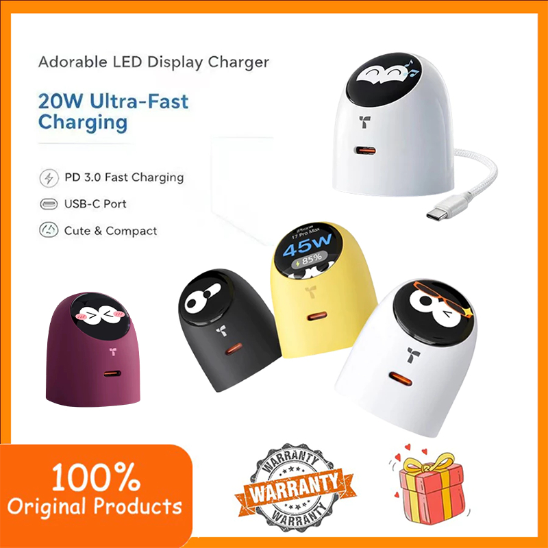 TORRAS CQ34 หัวชาร์จ GaN 60W มีจอแสดงผล