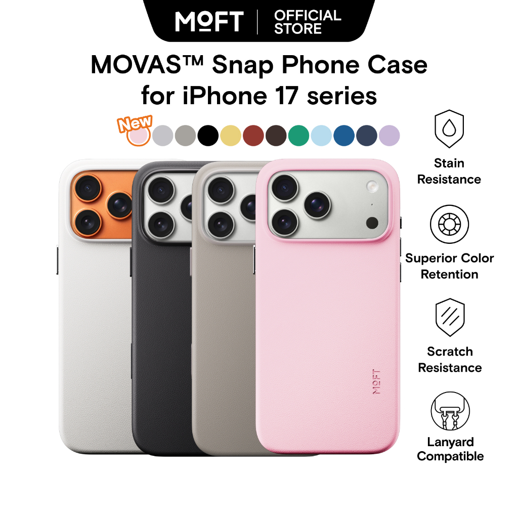 MOFT Snap Case MOVAS™ For iPhone 17 Magnetic Compatible