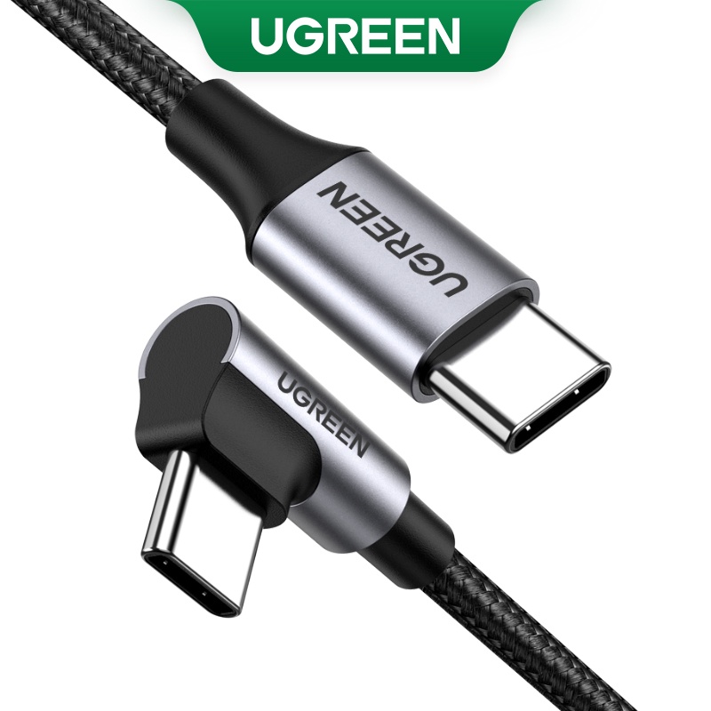 Ugreen สายชาร์จ USB Type C PD 60W 90 องศา QC 4.0
