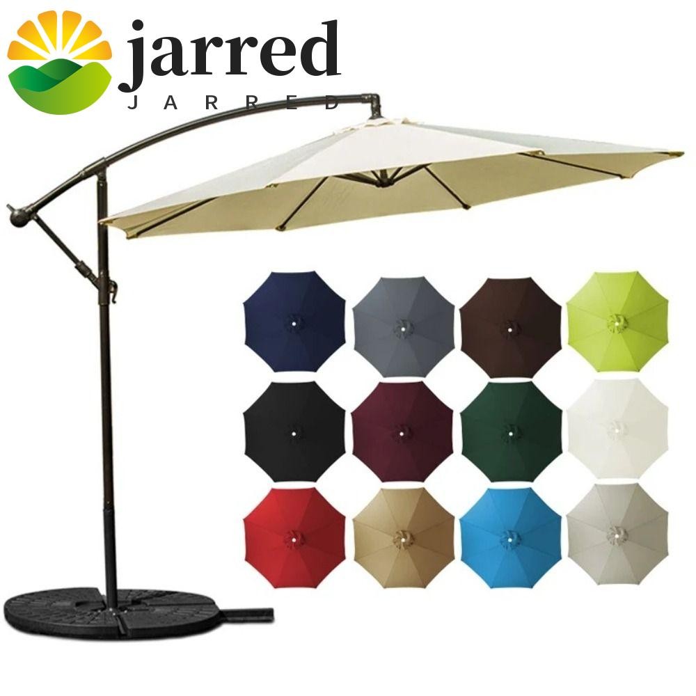 Jarred ผ้าเปลี่ยนร่มสนาม 6/8 ซี่โครง 2/2.7/3 เมตร กันฝนกันน้ำโพลีเอสเตอร์