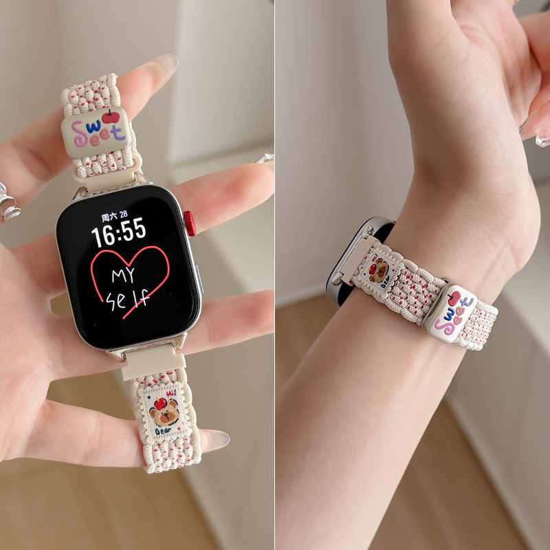 สายนาฬิกา Huawei Fit 5 หัวแม่เหล็กลายหมี