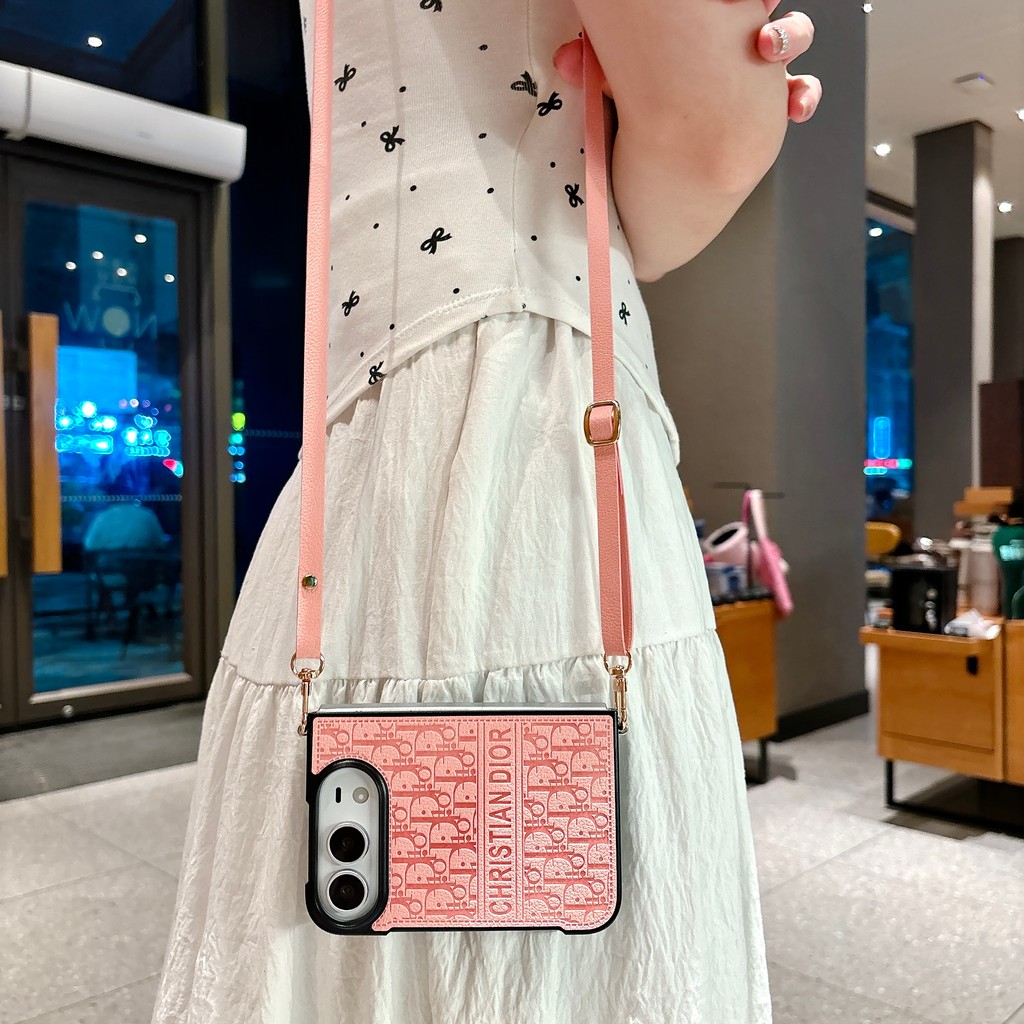 Casing For iPhone DUO เคสโทรศัพท์กันกระแทกหนัง PU หรูหรา