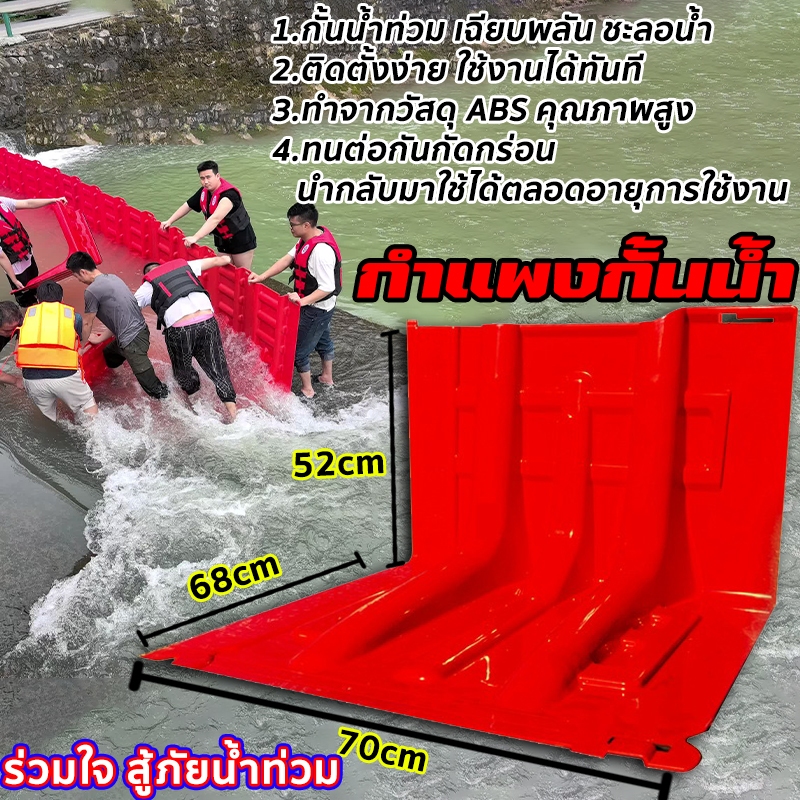 แผ่นกั้นน้ำท่วม แผ่นพลาสติกกั้นน้ำ ABS