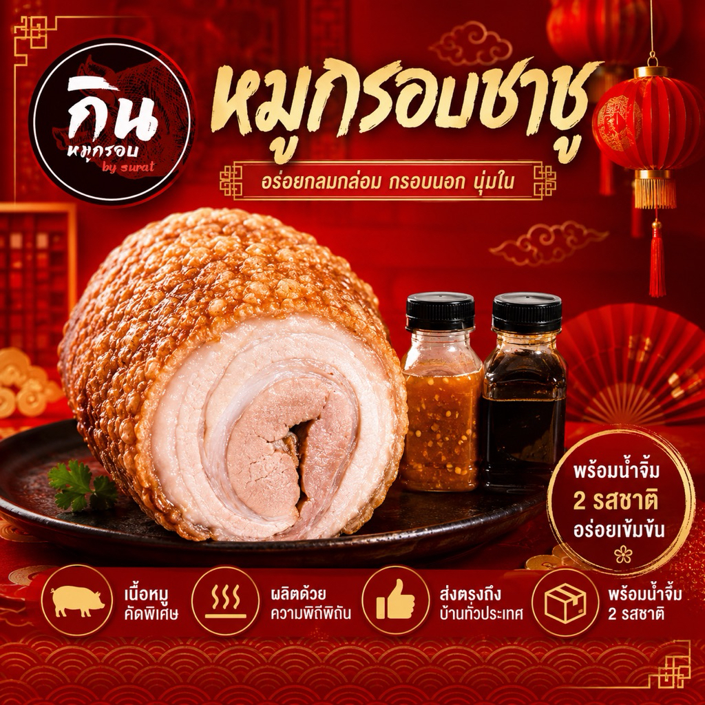 หมูกรอบชาชู สุรัตน์