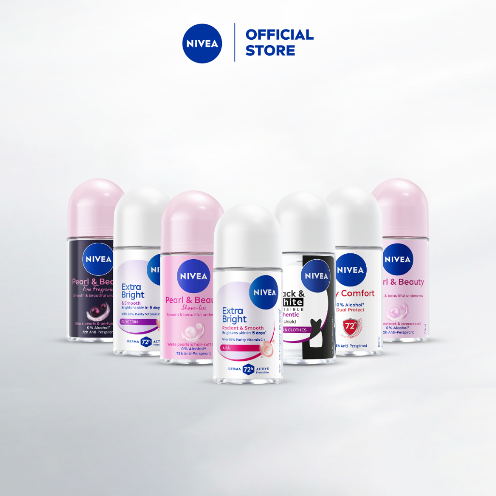 [สินค้าขายดี]นีเวีย โรลออน สำหรับผู้หญิง 50 มล. DEO WOMEN 50 ml. 2pcs NIVEA