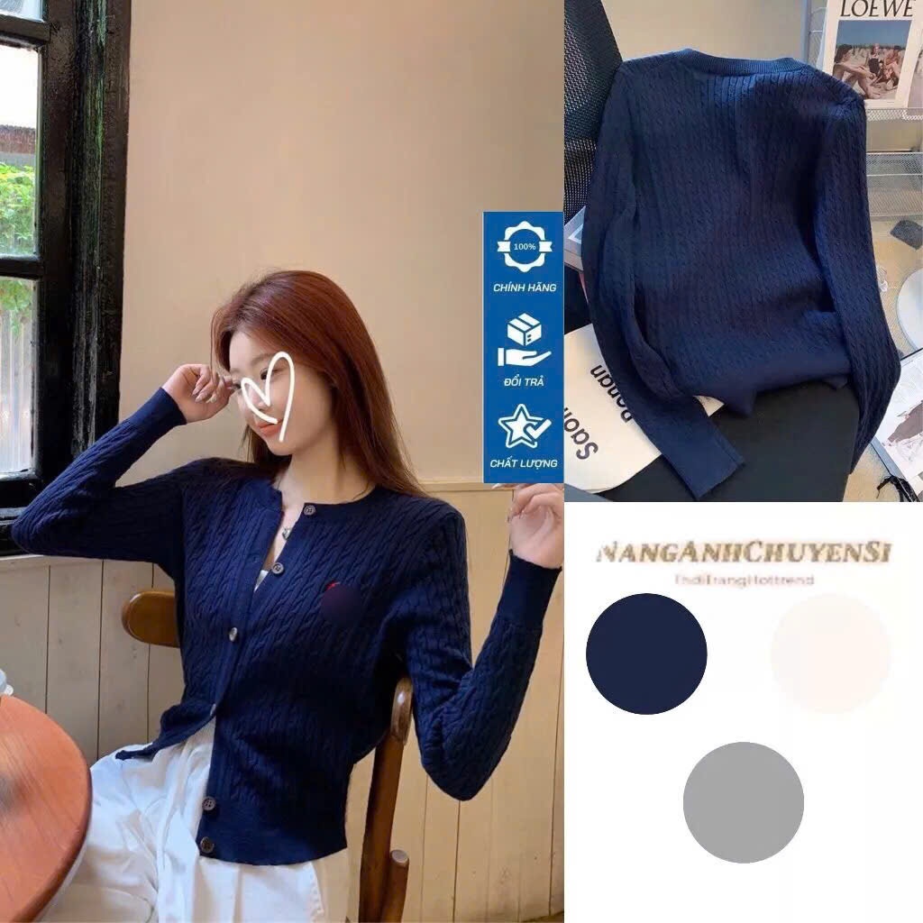 เสื้อคาร์ดิแกนถักเสื้อกันหนาวแขนยาวหลวมพอดี